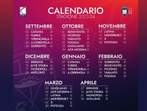 Ecco il calendario del girone C: Crotone debutta in trasferta contro il Catania