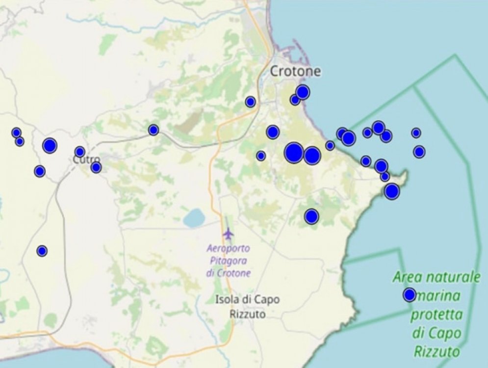Trenta scosse tra Crotone e Cutro, Protezione civile: «Normale attivita&#039; sismica»