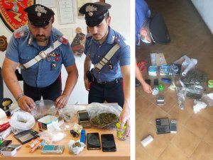 Ciro&#039; Marina, in casa un piccolo market della droga: 2 arresti per spaccio